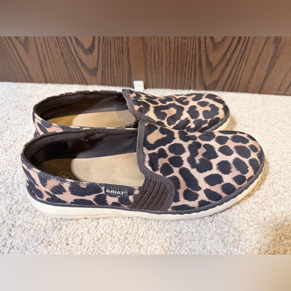 Ariat Brown Leopard Slip-On Footwear